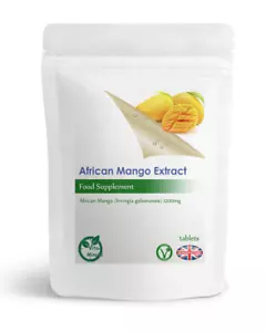 120 x African Mango 1200mg Extract Tablets - Fat Burn, Weight Loss, Slimming, UK - Picture 1 of 3