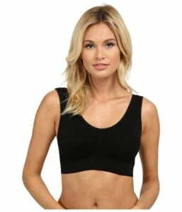 Coobie Black Seamless Wide Strap Comfort Bra Women's Size XL L108954 - Picture 1 of 2