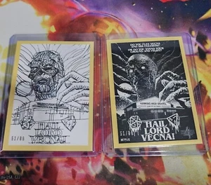 Zerocool Stranger Things Preliminary Art Variant 51/86 Lord Vecna MATCHING 2 🔥 - Picture 1 of 4