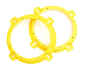 Espaciadores de anillo de altavoz de aluminio de 6,5" anillos adaptadores de montaje (par) HYUNDAI - Imagen 1 de 5