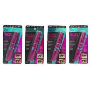 4 PACK - Maybelline Volume Express Falsies Mascara #282 Brownish Black Washable - Picture 1 of 2