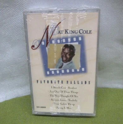 NAT KING COLE cassette tape Favorite Ballads NWT Very Thought of You 1950s - Image 1 of 2