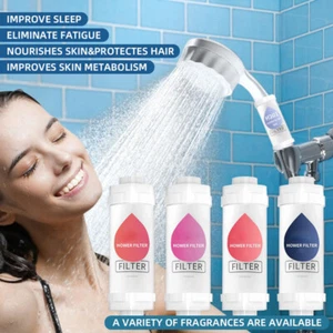 Filtro de ducha de vitamina C eliminación de aromas purificador de cloro ablandador de agua para baño - Imagen 1 de 29