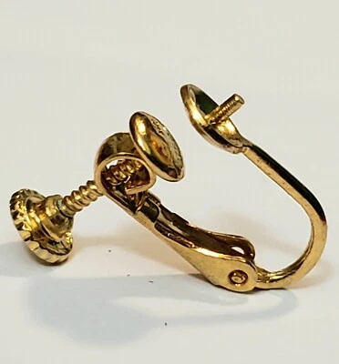 金盘半钻夹耳环寻找安装珍珠珠 20 件 批量 — 第 1/4 张图片