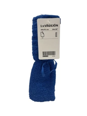 Совершенно новый IKEA VAGSJON ярко синий вручную полотенце 40 x 70 см (16 x 28 ") 605.762.59 - Изображение 1 из 4
