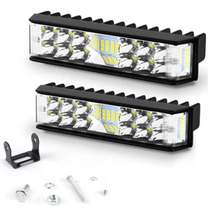 2X 6"in LED Work Light Spot Pods Fog Driving White Truck Offroad SUV Motorcycle - Bild 1 von 10