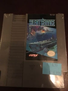 Nintendo NES Silent Service Videospiel Cartridge *Authentisch/Gereinigt/Getestet* - Bild 1 von 2