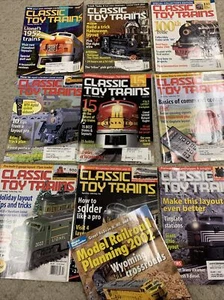 Classic Toy Trains Magazine Back Issues Lot From 2002 - Picture 1 of 11
