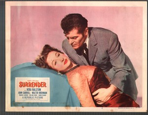 Surrender-Lobby Card-#2-1950-Vera Ralston-John Carroll