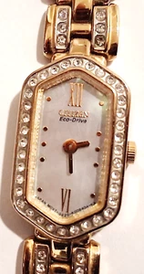 Citizen Damen Eco-Drive Uhr: C620 K005531 mit Kristalllünette S/N # 760474 - Bild 1 von 5