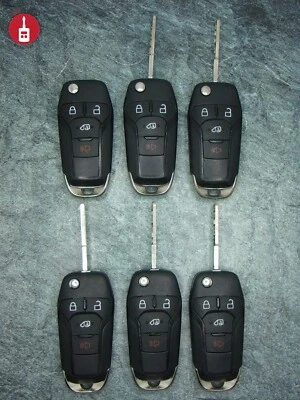 OEM Lot x6 Ford Transit (Connect) Keyless Entry Flip Key Remotes *N5F-A08TAA* - Image 1 of 2