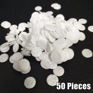 50PCS 10 x 1mm Cotton Filters For Diamond Dermabrasion Machines Accessories - Picture 1 of 10