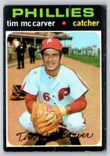 1971 Topps  #465 Tim McCarver      Philadelphia Phillies