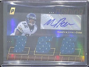 2006 Topps Paradigm Triple Relic Gold Autograph #TPCHR-MJD Maurice Jones-Drew - Picture 1 of 2