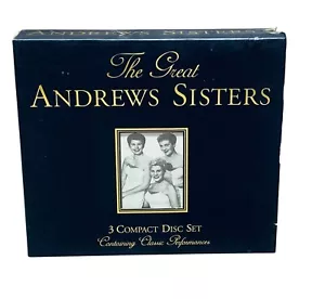 The Great Andrews Sisters 3 CD Box Set Classic Performances - Foto 1 di 7