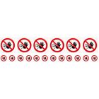  3 Pack Warnsignale Zutritt Verboten Schild Etikettenaufkleber