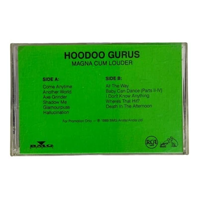 Hoodoo Gurus – Magnum Cum Louder Cassette Tape 1989 RCA – PK 90362 Promo - Image 1 of 2