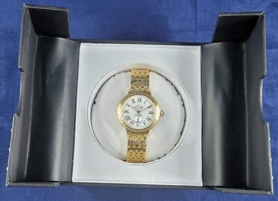 Reloj para mujer GV2 by Gevril 9101 Astor diamante edición limitada #149 oro acero Foto 1 de 4