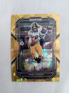 Sam LaPorta Prizm Gold Cracked Ice #160 - Picture 1 of 5