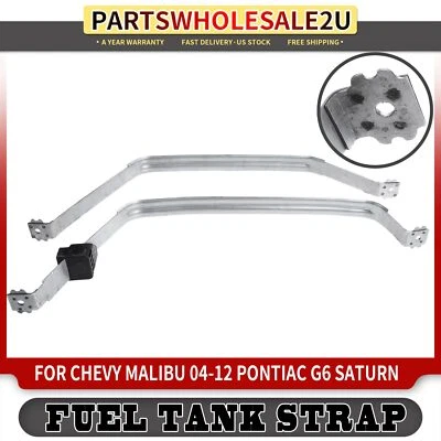 2 correas de tanque de combustible para Chevy Malibu 04-12 Saturn Aura 07-09 Pontiac G6 05-10 Foto 1 de 4