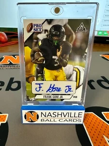 2021 Pro Set Power Frank Gore Jr. Auto Southern Miss Golden Eagles BUFFALO BILLS - Picture 1 of 2