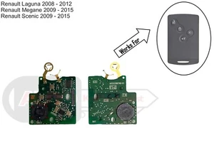 Genuine Renault Megane 4 Button Remote PCB 433MHz ID46 PCF7952 - Picture 1 of 1