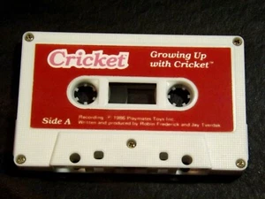 TALKING CRICKET DOLL AUDIO TAPE TITLED GROWING UP WITH CRICKET WORKS - Picture 1 of 2