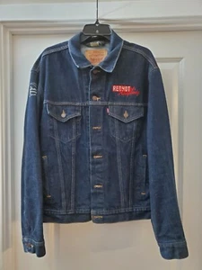 Vintage Levi's Denim Trucker Red Hot + Rhapsody The Gershwin Groove Gr. L  - Bild 1 von 11