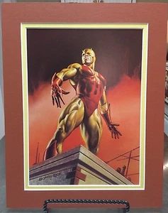 Boris Vallejo DAREDEVIL Pro Dbl Matted Print Marvel Comics Acid Free Punisher NY - Picture 1 of 1