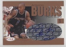 2004-05 Sage Basketball Authentic Bronze /550 Antonio Burks #A5 Rookie Auto RC
