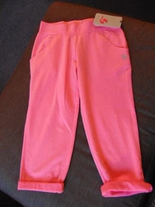 Soffe Cotton Rich Elasticated Waist Low Rise Capri Joggers 8yrs 128cm Pink BNWT - Picture 1 of 1