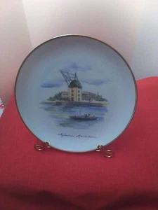 Handpainted Denmark Collector's Plate of the "Nyholm Mastekranen" Copenhagen's - Picture 1 of 2
