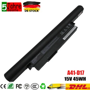 Batería A41-D17 para Medion Akoya MD99460 MD99490 E7417 E7416 40064926 40050714 45WH - Imagen 1 de 10