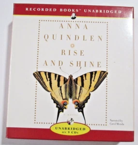 RISE AND SHINE AUDIOBOOK Anna Quindlen 9 CDs Unabridged  - Picture 1 of 2