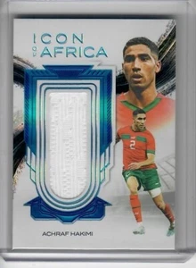 ACHRAF HAKIMI 2024 Futera Incredible Icon of Africa Game Used Patch /9 SP - Picture 1 of 2