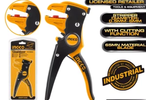 INGCO Wire Stripper 0.5-6mm (WITH CUTTING FUNCTION) - HWSP15608 - Picture 1 of 3