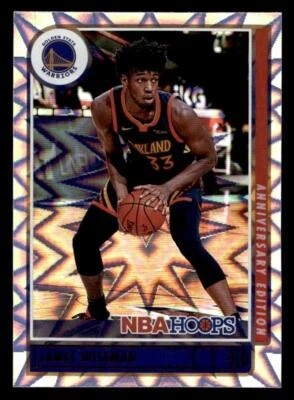 2021-22 Hoops #58 James Wiseman Anniversary Edition card - Image 1 of 2