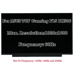 Pantalla LCD Pantalla 15.6" ASUS TUF Gaming F15 FX506H FX506L FX506LU FHD IPS - Imagen 1 de 2