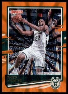 2020-21 Donruss Holo Orange Laser #185 Khris Middleton