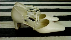 Brautschuhe Ivory,creme, Hochzeitsschuhe, Tanzschuhe Größe 38/39, Viviane - Bild 1 von 9