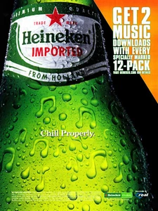 HEINEKEN BIER ANZEIGE #23 SELTEN 2004 VERGRIFFEN - Bild 1 von 1