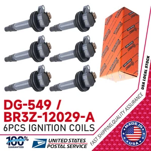 6Pcs UF646 DG549 Ignition Coil For Ford F-150 Explorer Lincoln Navigator 3.5L V6 - Bild 1 von 15