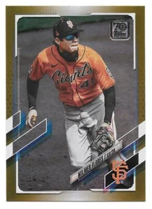 Wilmer Flores 2021 Serie Topps Lámina de Oro Paralelo - Gigantes de San Francisco - #191 - Imagen 1 de 1