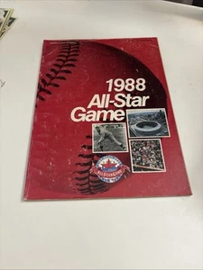 1988 MLB ALL STAR GAME PROGRAM - CINCINNATI - Championship SHAPE 🔥🔥🔥 - Bild 1 von 2