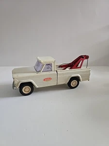 Vintage Tonka | Jeep 9" Wrecker Tow Truck | Pressed Steel | 1970s White - Picture 1 of 9
