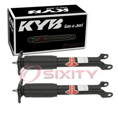 2 pc KYB Gas-a-Just Rear Shock Absorbers for 1997-2013 Chevrolet Corvette qw Foto 1 de 4