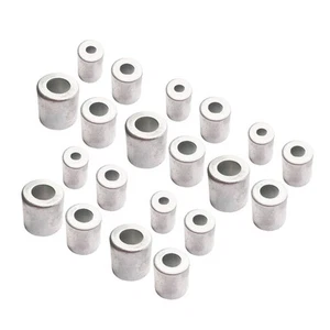 20pcs AC Fittings Beadlock Crimp Ferrules For Reduced Barrier Hose 3,4,5 & 7 A9 - Picture 1 of 5
