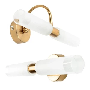 Lámpara De Pared Para Baño Con Espejo En Latón 2X G9 Lámpara De Pared - Imagen 1 de 13