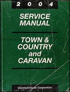 Manual De Servicio Chrysler Dodge OEM 2004 Caravan Y Town Y Country - Imagen 1 de 2