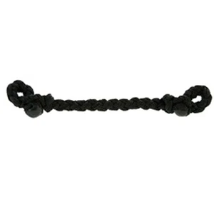 14AI Hilason Slobber Bar Correa Nylon Trenza Western Tack Negro - Imagen 1 de 1